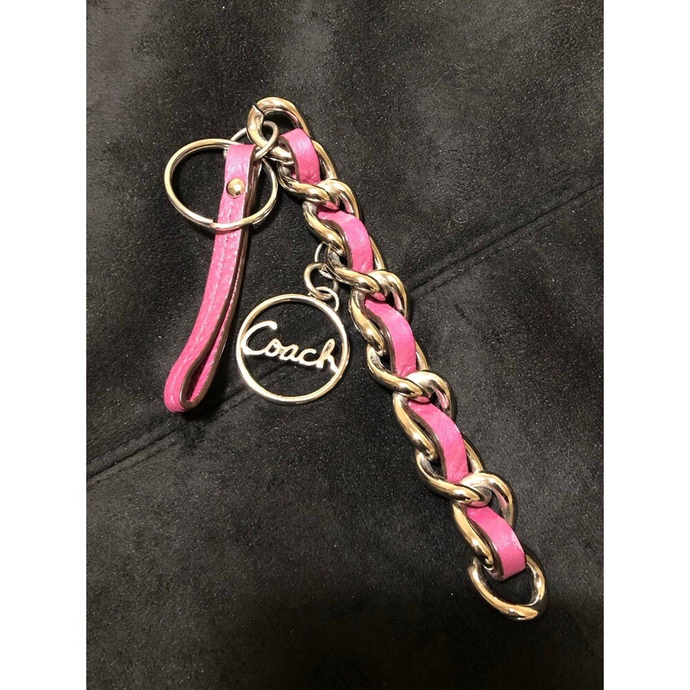 Coach Silver Keychain